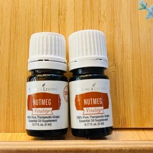 *TWO* Young Living Nutmeg Vitality Essential Oil - 5ml, NEW